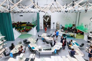 Olafur Eliasson, ‘Green Light - An Artistic Workshop’ (2017). The 57th International Art Exhibition La Biennale di Venezia VIVA ARTE VIVA (13 May–26 November 2017). Courtesy Ocula. Photo: Charles Roussel.